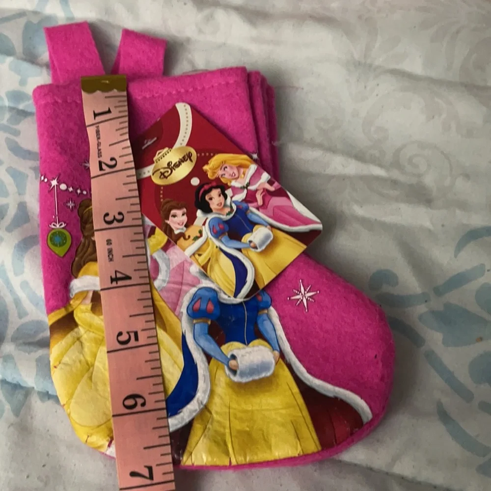 Disney Princess christmas hat & 2 mini 7”stocking - Picture 6 of 10